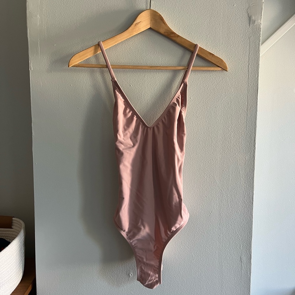 Mimi Hammer one piece blush pink swimsuit